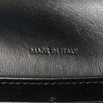 Celine Shiny Calfskin Triomphe Margo Wallet on Chain Black 6 of 10