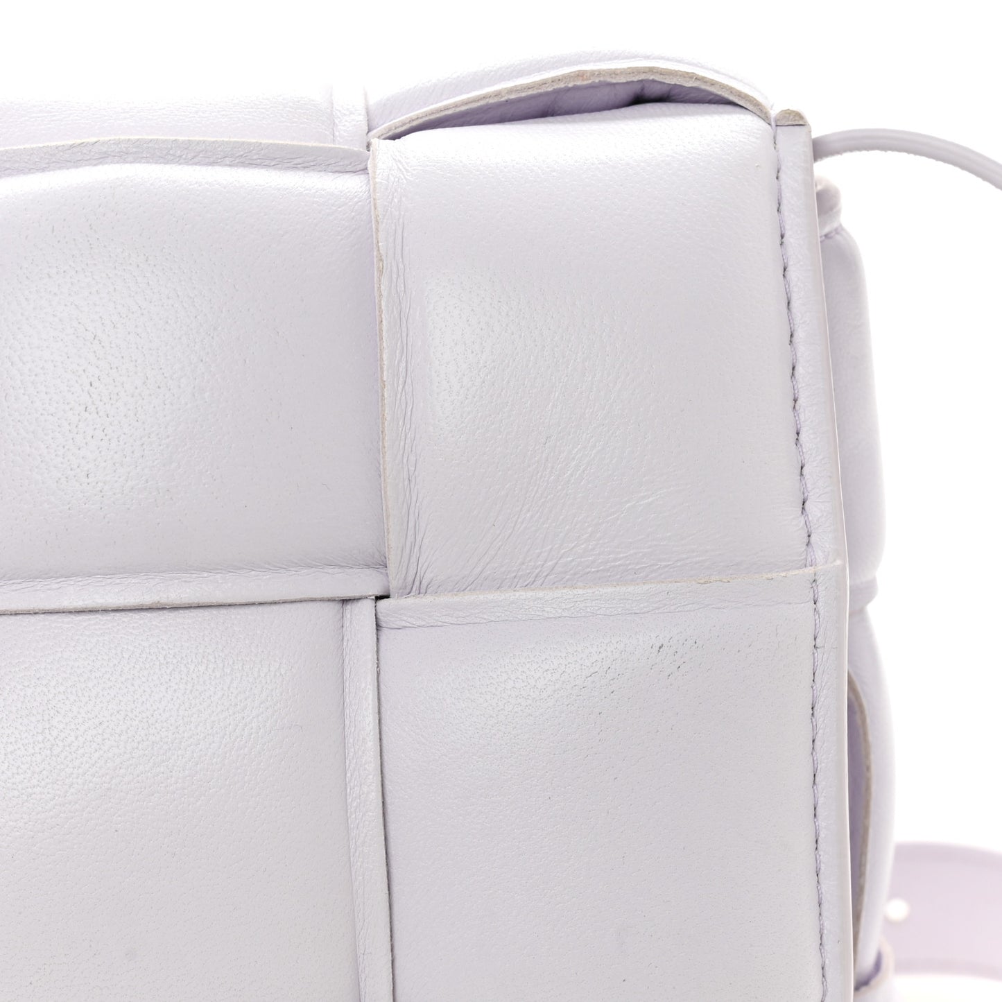 Nappa Maxi Intreccio Padded Cassette Crossbody Bag Mirth Washed