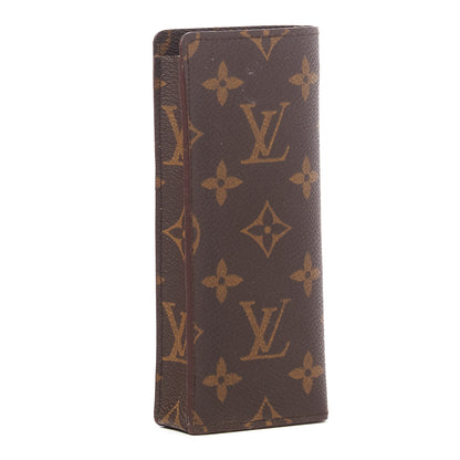 Louis Vuitton Monogram Etui a Lunettes Simple Eyeglass Case 2 of 7
