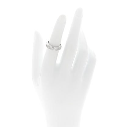 Hermes 18K White Gold Diamond Kelly Ring 50 5.5 2 of 5