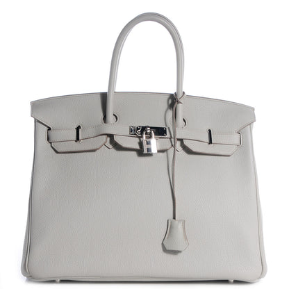 Hermes Togo Birkin 35 Gris Perle 1 of 23
