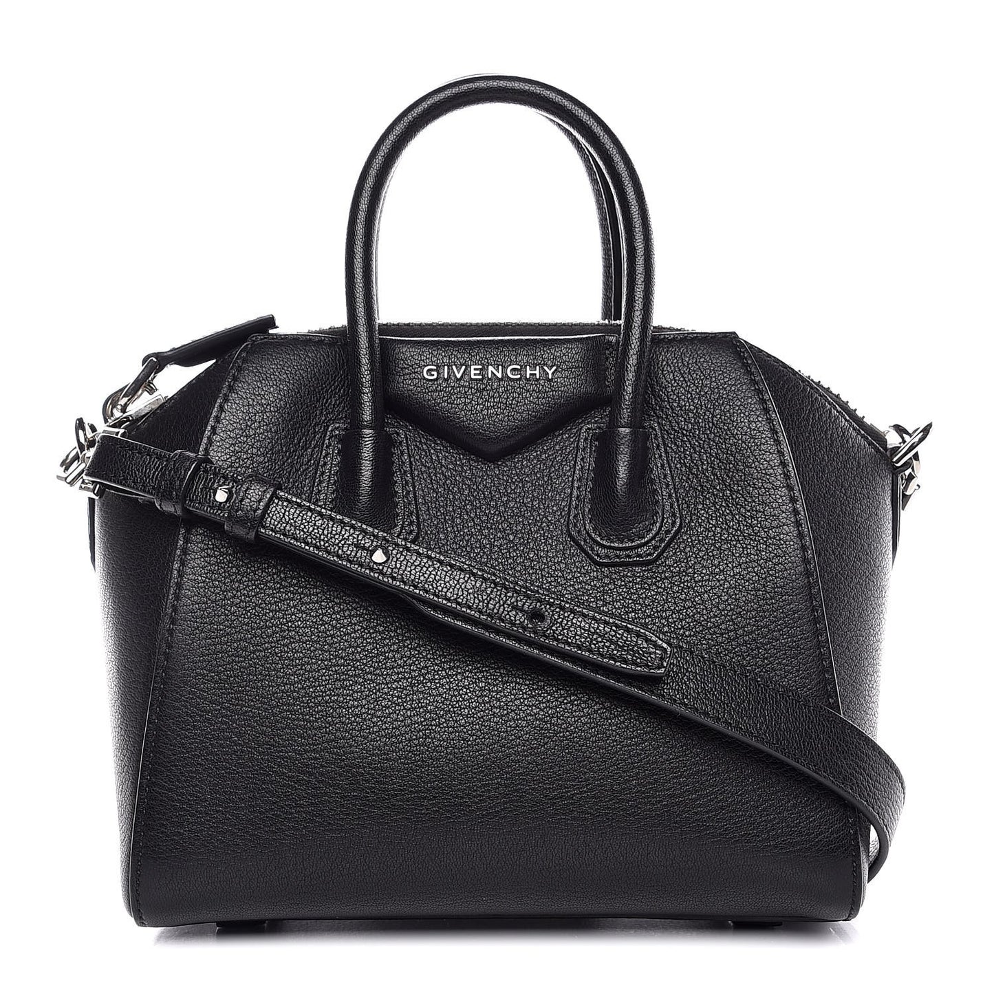 Sugar Goatskin Mini Antigona Black