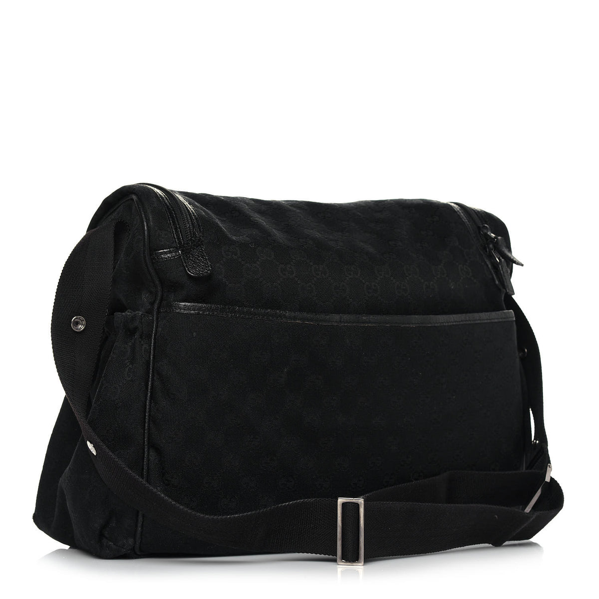 Monogram Large Diaper Bag Black