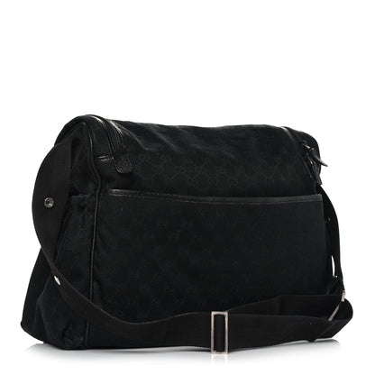 Gucci Monogram Large Diaper Bag Black 3 of 15