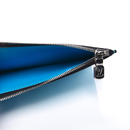 Louis Vuitton Taigarama Coin Card Holder Blue Lagoon 4 of 9