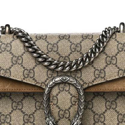 Gucci GG Supreme Monogram Mini Dionysus Shoulder Bag Taupe 7 of 11