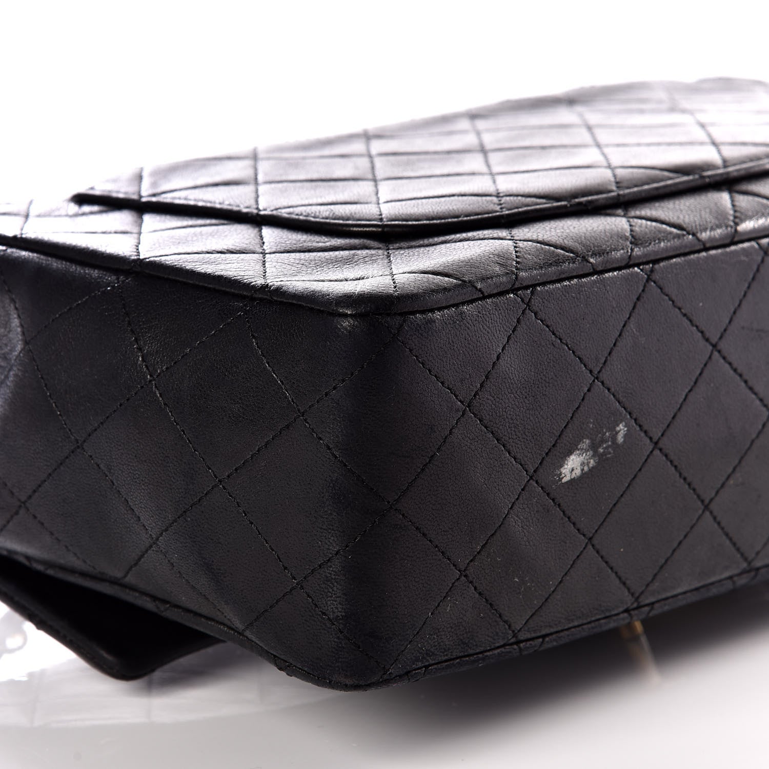 Chanel Lambskin Quilted Medium Single Flap Black 5 of 12
