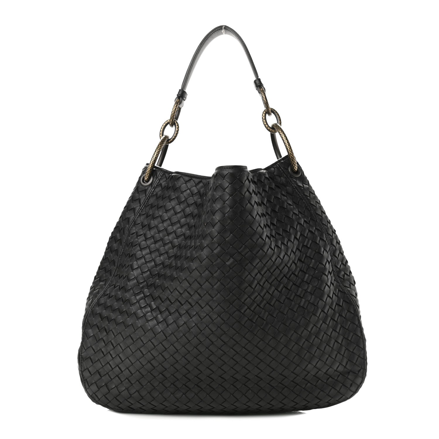 Bottega Veneta Nappa Intrecciato Medium Loop Black 1 of 12