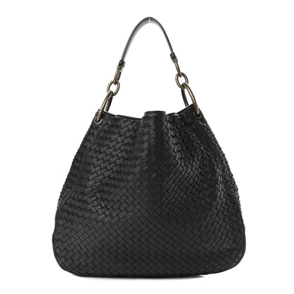 Bottega Veneta Nappa Intrecciato Medium Loop Black 1 of 12