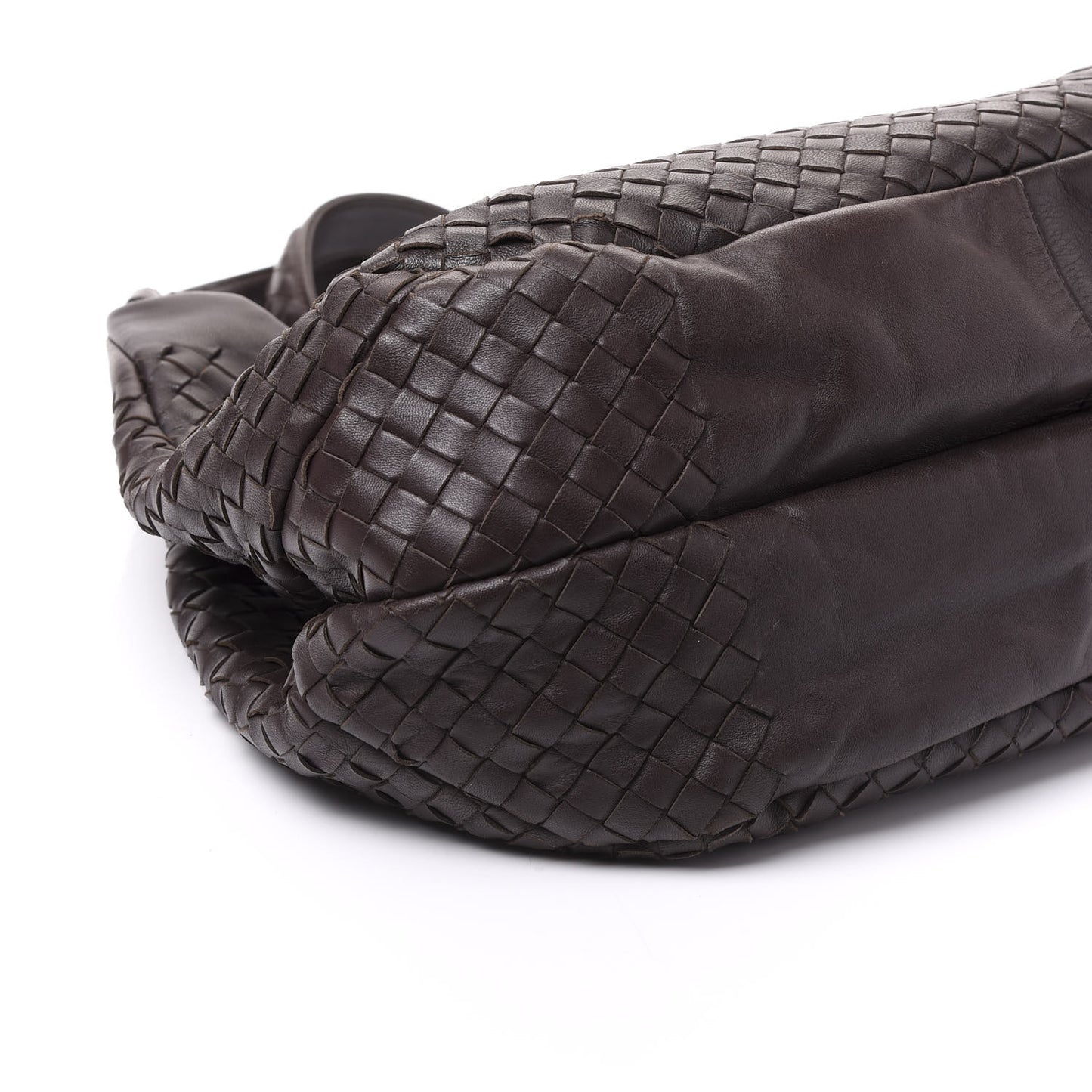 Nappa Intrecciato Medium Campana Ebano