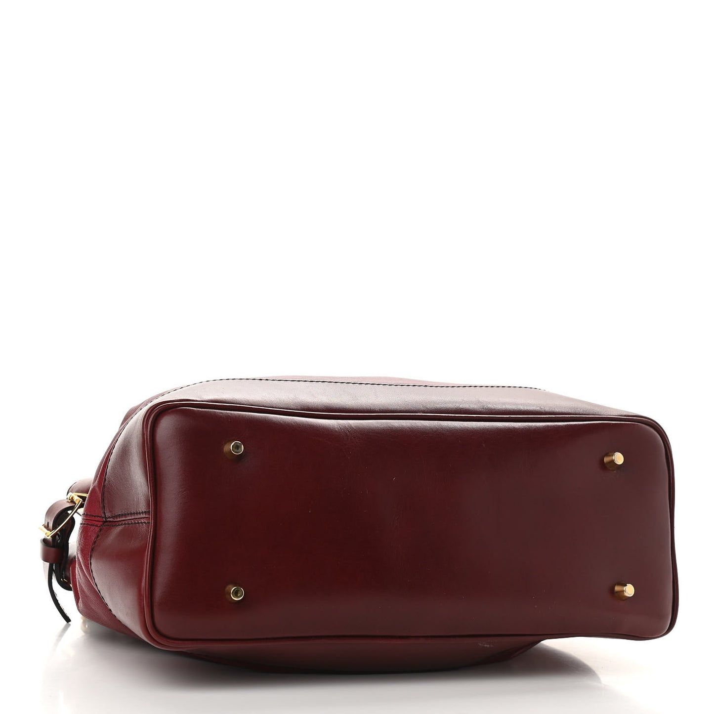 Lambskin Small Hepburn Satchel Red