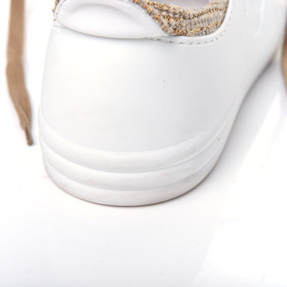 Chanel Fantasy Tweed Sneakers 39 Beige Gold 15 of 17