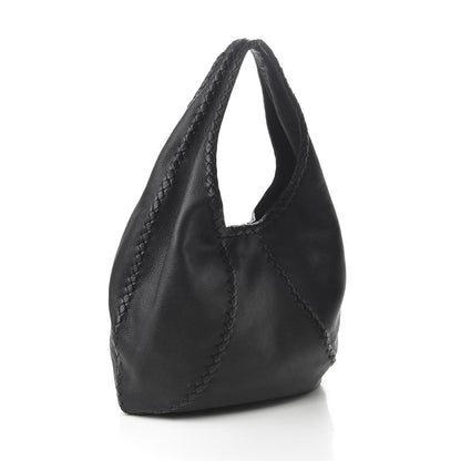 Bottega Veneta Cervo Deerskin Large Hobo Black 3 of 9