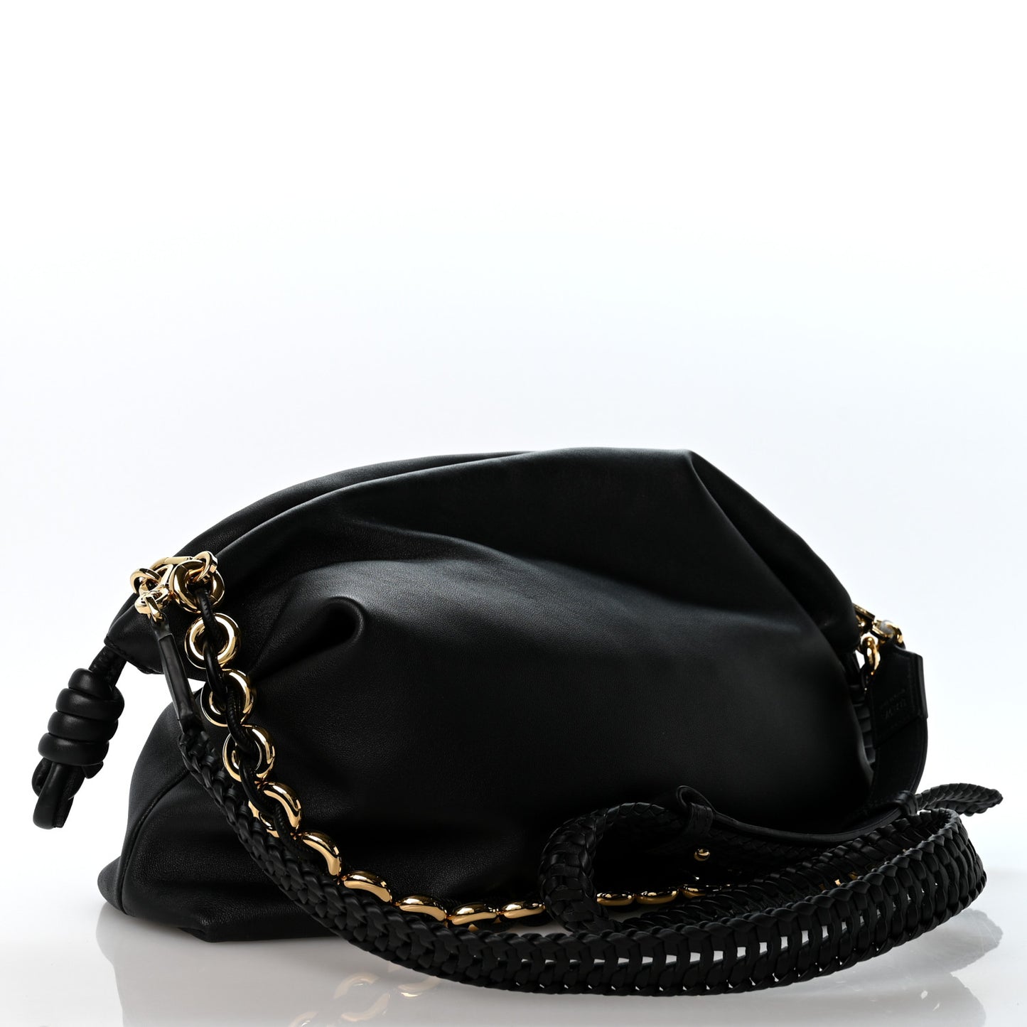Mellow Nappa Large Donut Chain Flamenco Black