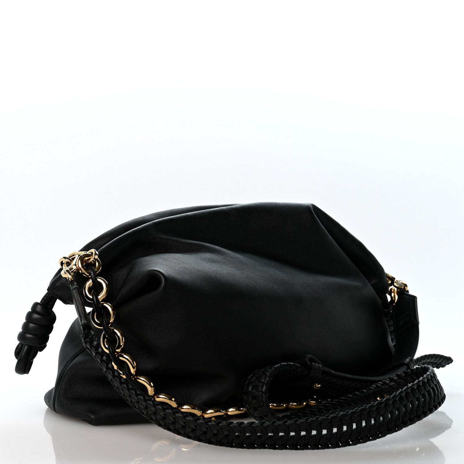 Loewe Mellow Nappa Large Donut Chain Flamenco Black 3 of 13