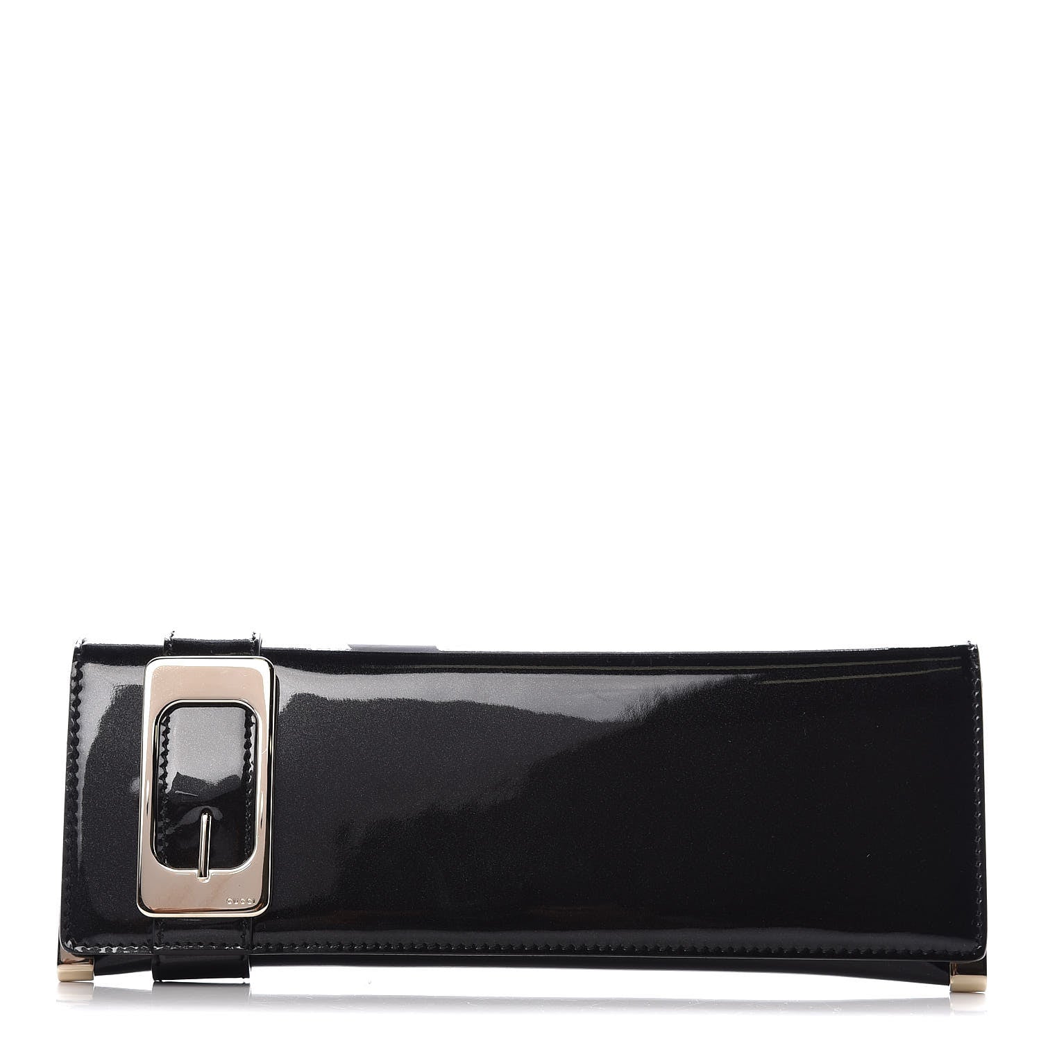 Gucci Patent Romy Clutch Black 1 of 7