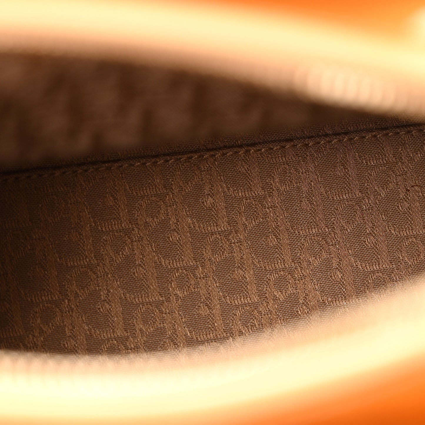 Patent Cannage Medium Lady Dior Dark Beige