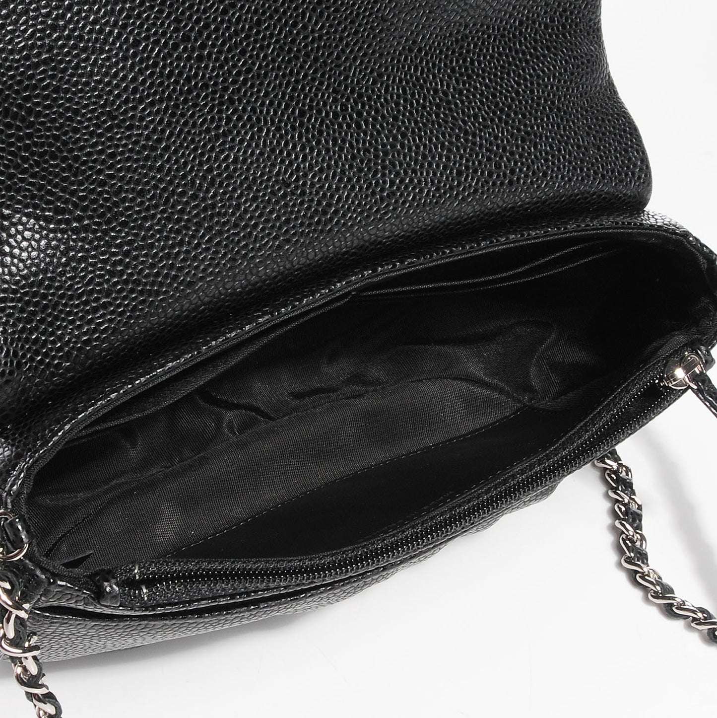 Caviar Half Moon Wallet On Chain WOC Black