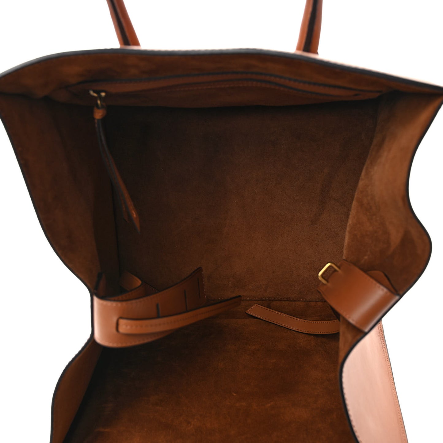 Natural Calfskin Medium Phantom Luggage Tan