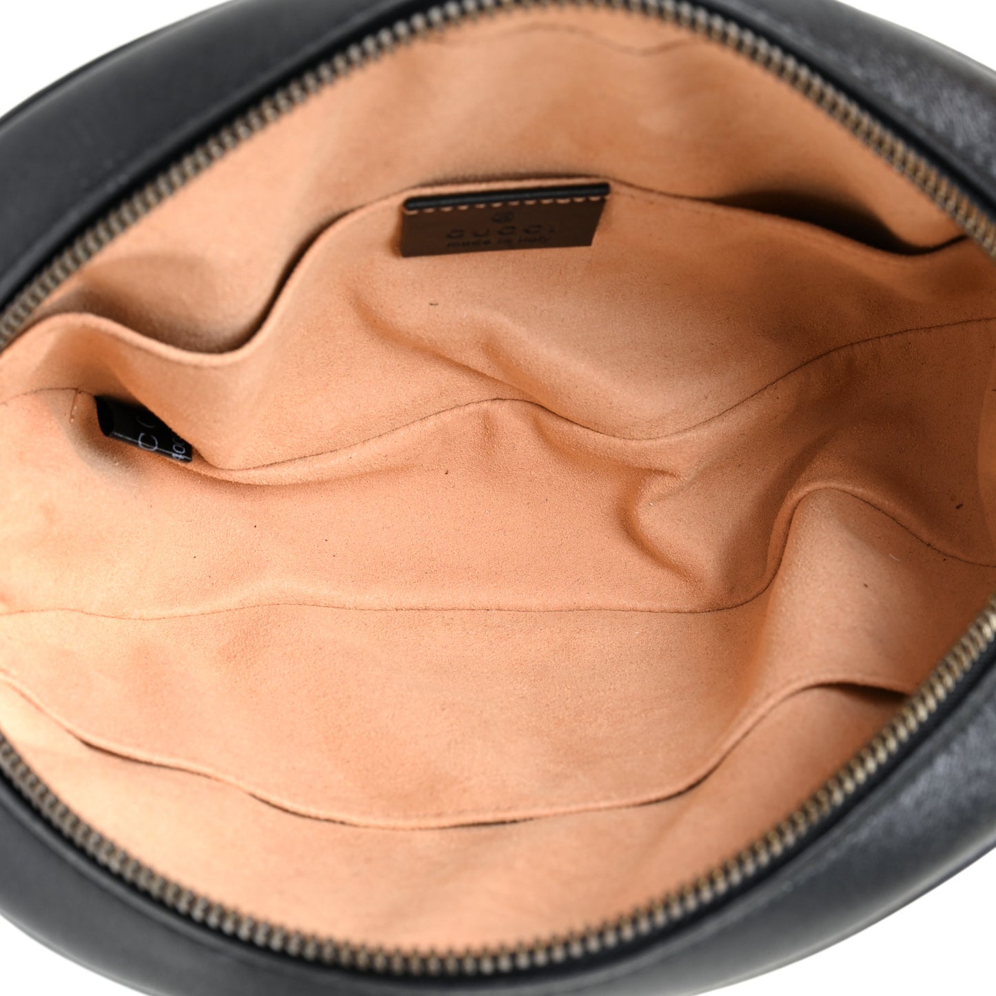 Calfskin Matelasse GG Marmont Belt Bag 95 38 Black