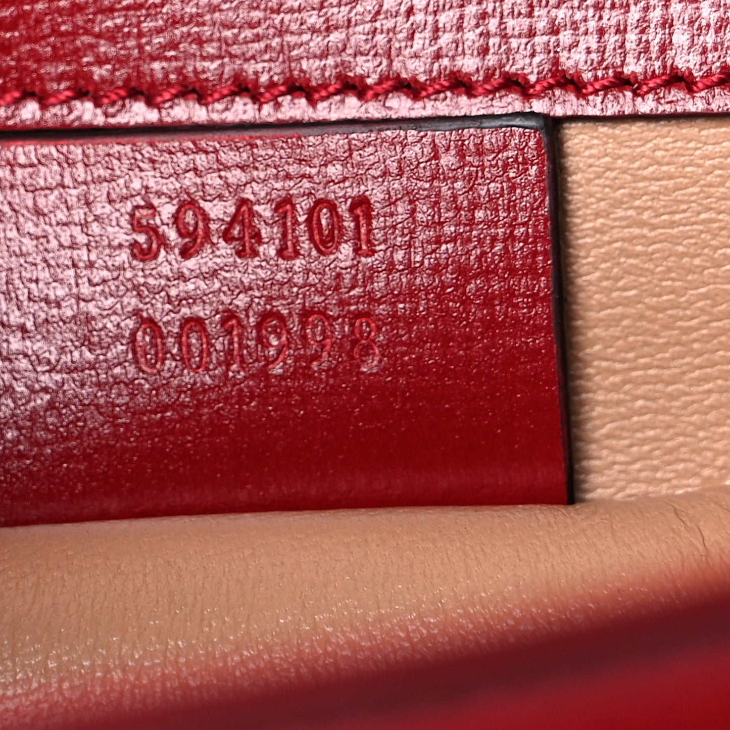 Textured Calfskin Torchon GG Broadway Envelope Clutch Romantic Cherry