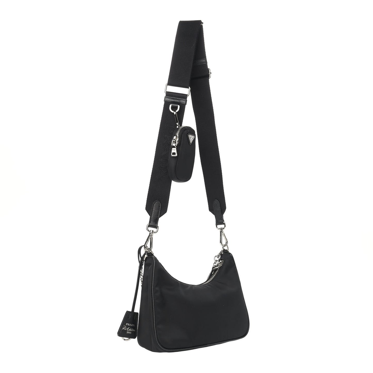 Nylon Re-Edition 2005 Shoulder Bag Black
