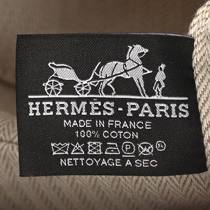 Hermes Canvas Large Bride-A-Brac Pouch Hibiscus 6 of 9