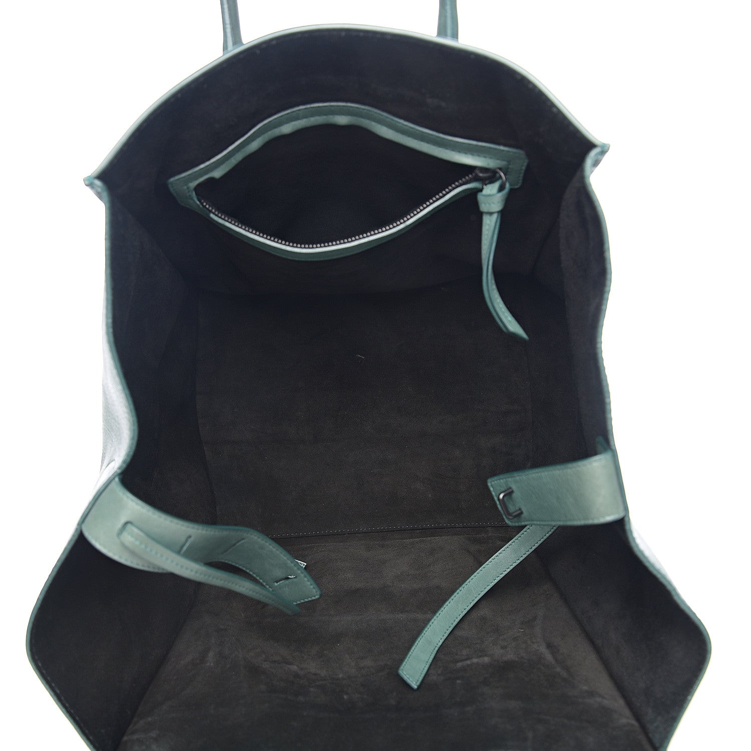 Celine Supple Calfskin Medium Phantom Luggage Emerald 4 of 9