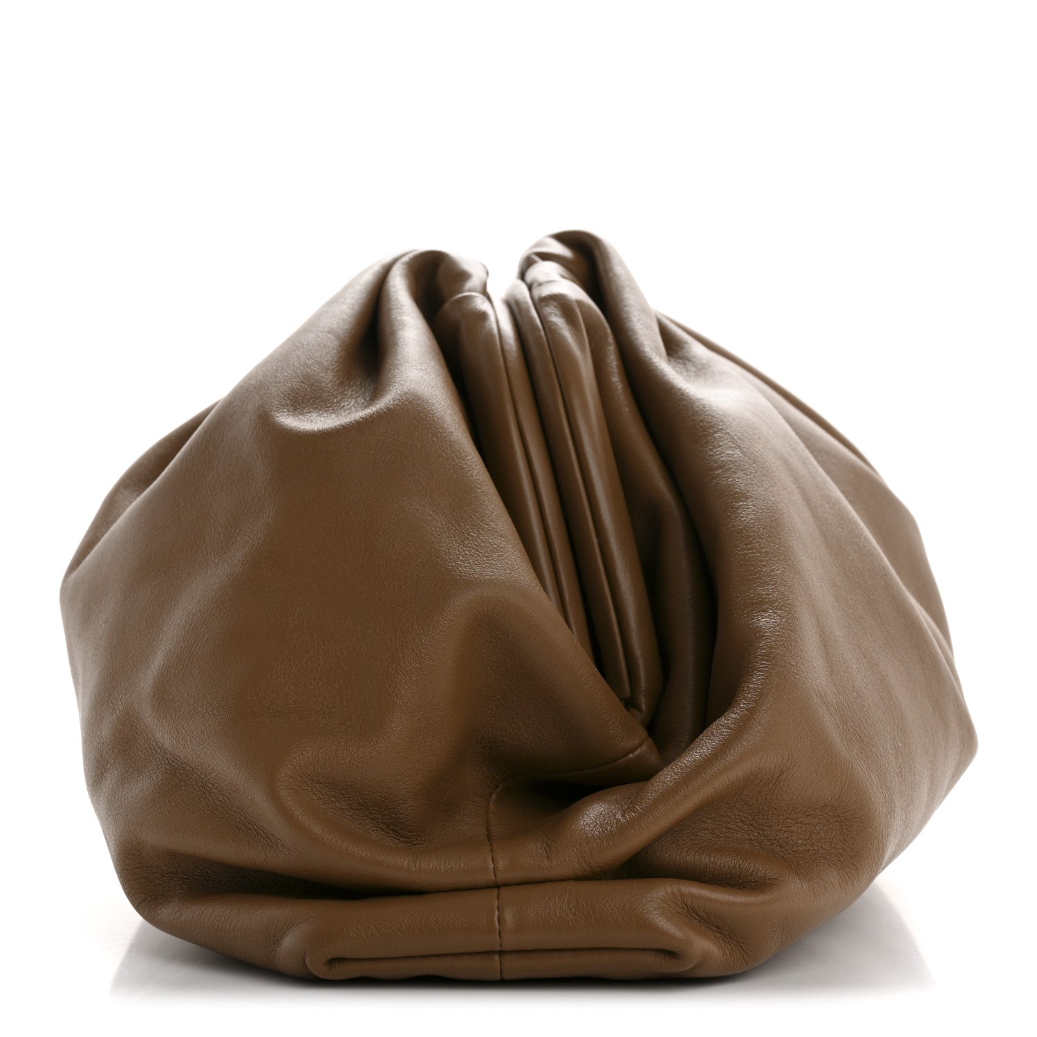 Bottega Veneta Smooth Butter Calf The Pouch Oversized Clutch Cammello 10 of 11