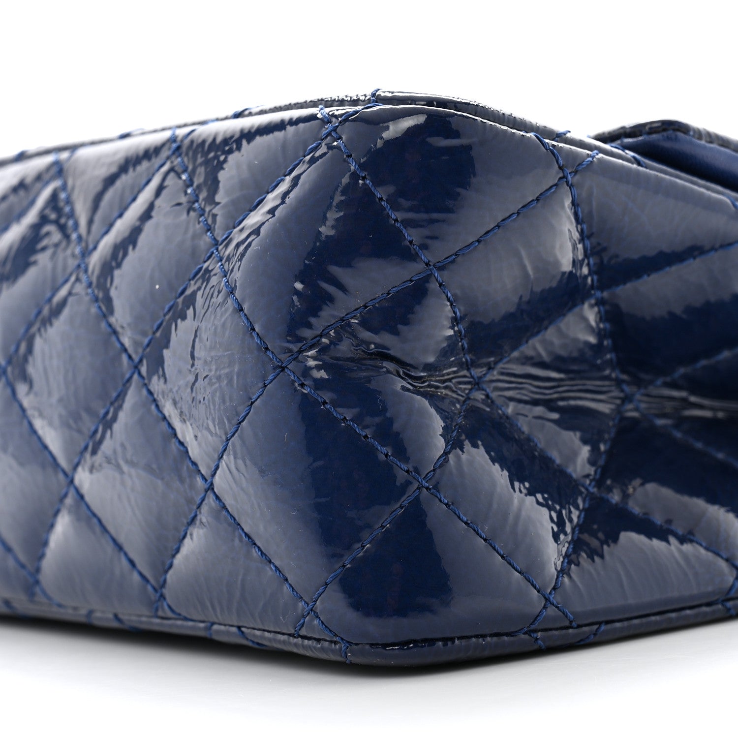 Chanel Patent Quilted 2.55 Reissue 226 Flap Navy 10 of 13
