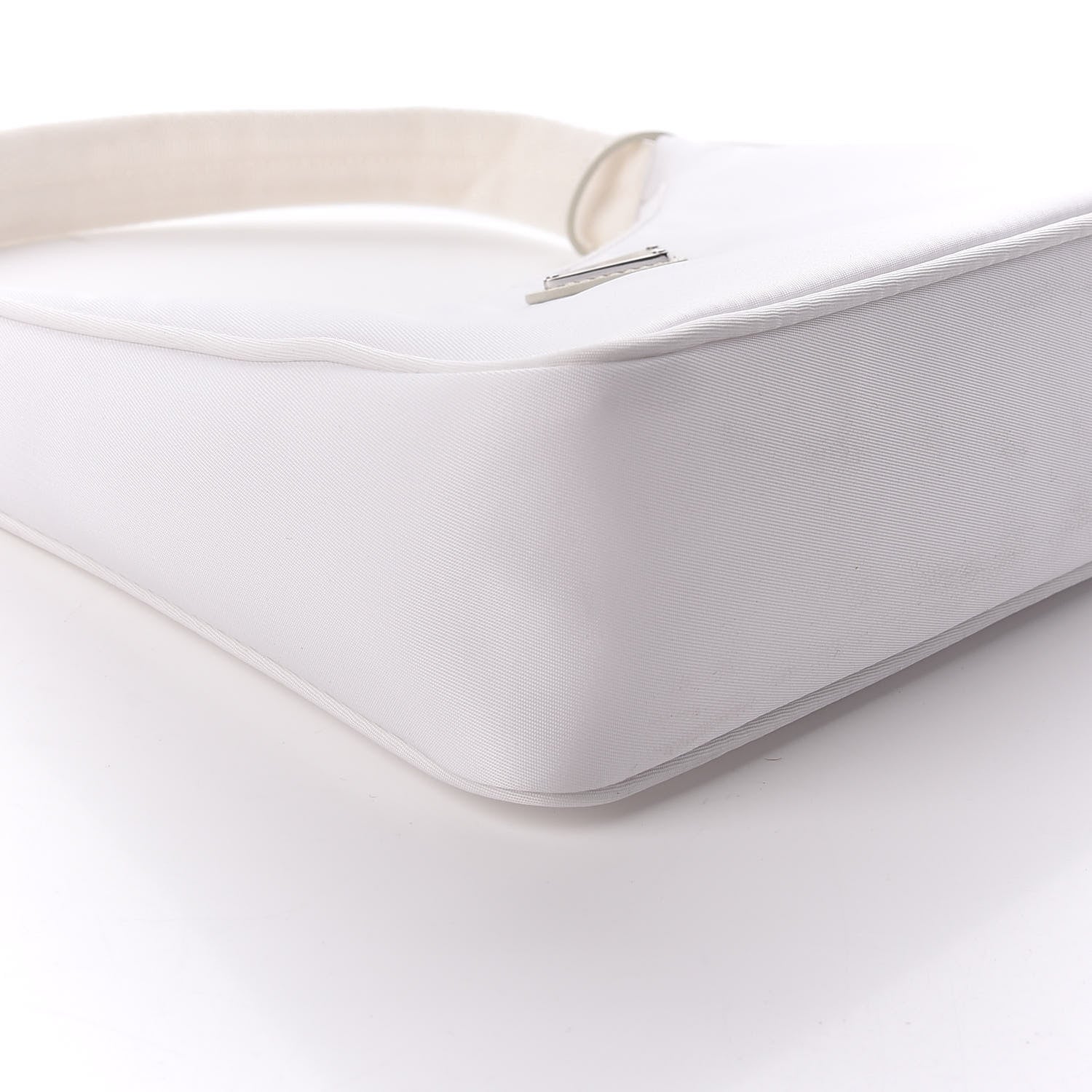 Prada Tessuto Nylon Mini Re-Edition 2000 Bag White 8 of 9