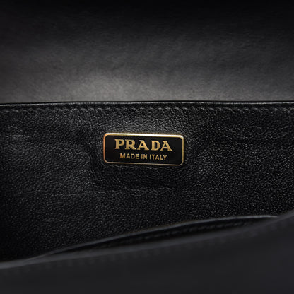 Prada City Calf Saffiano Cahier Bag Black 8 of 9