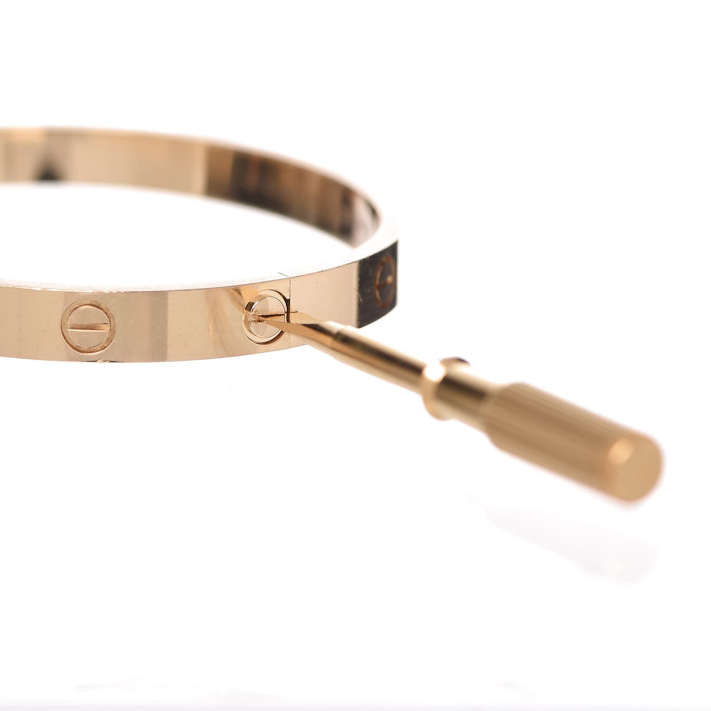 18K Yellow Gold LOVE Bracelet 17
