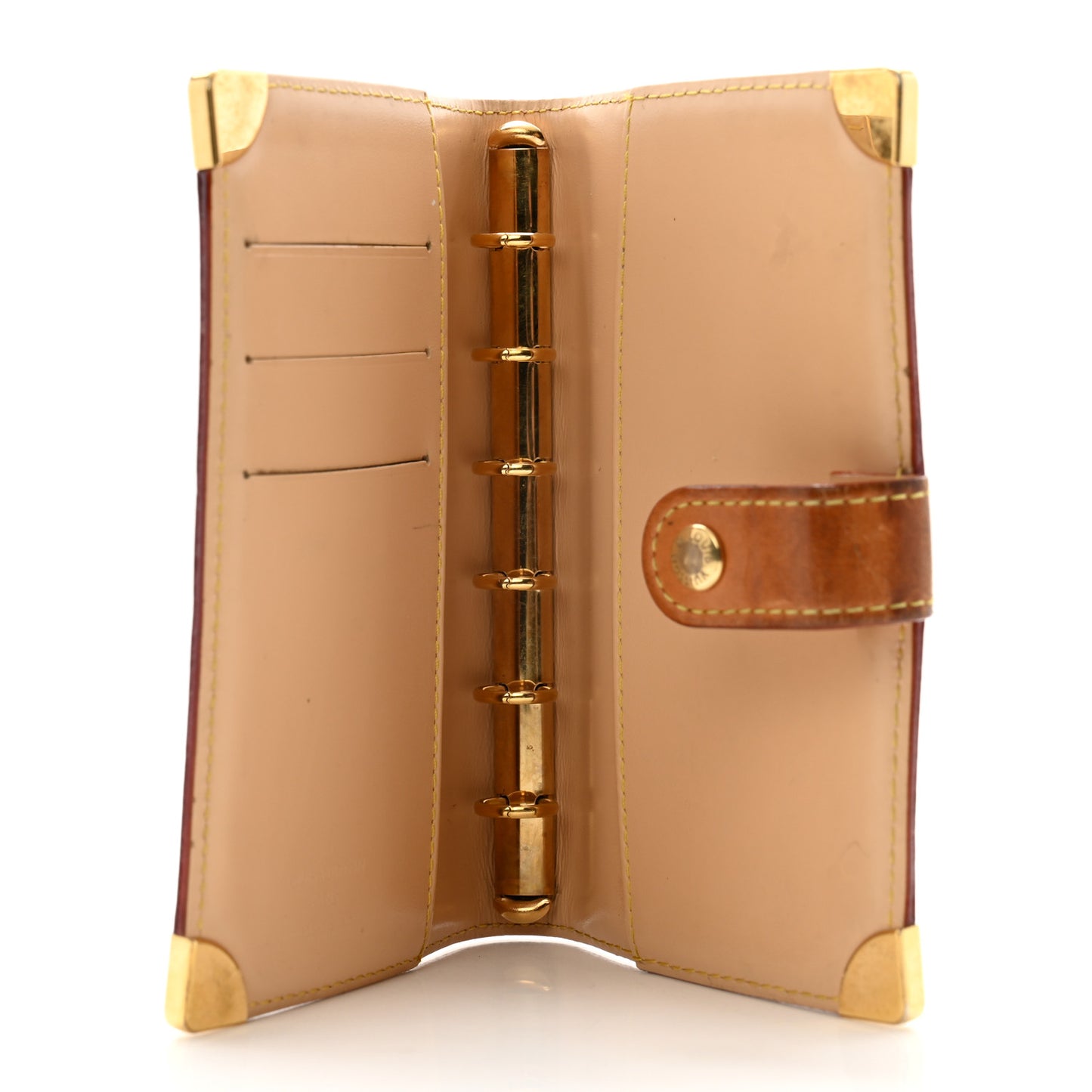 Monogram Multicolor Small Ring Agenda Cover White