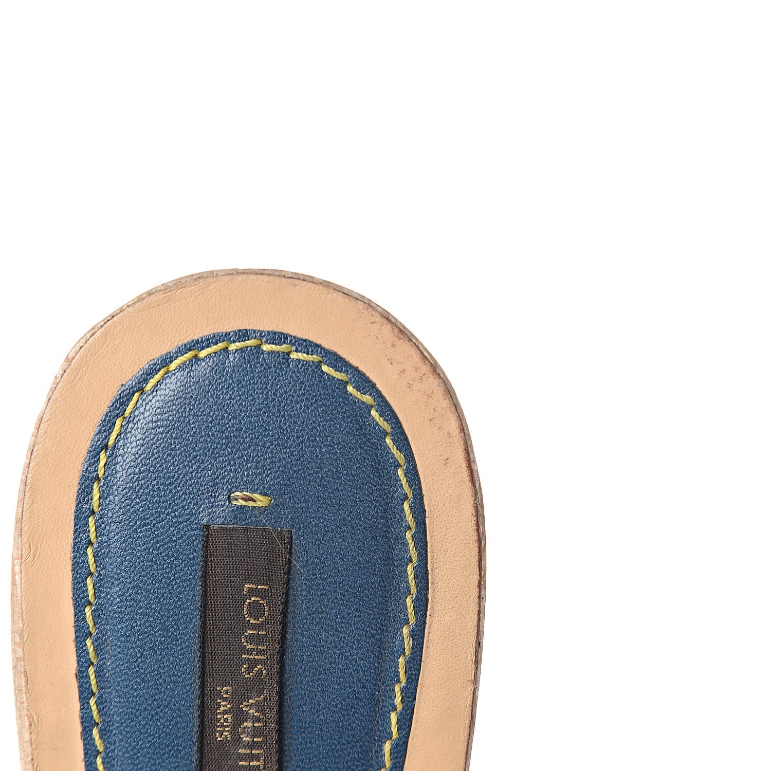 Louis Vuitton Denim Bow Mules Heels 38 13 of 15