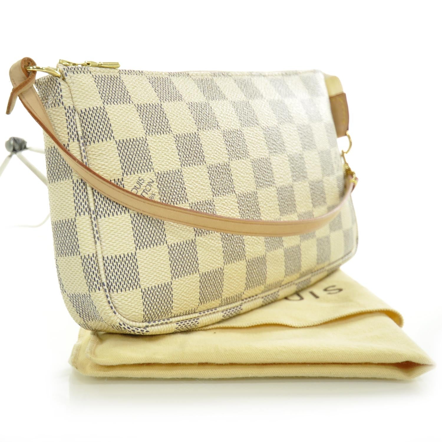 Louis Vuitton Damier Azur Pochette Accessories Bag 3 of 9