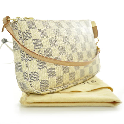 Louis Vuitton Damier Azur Pochette Accessories Bag 3 of 9