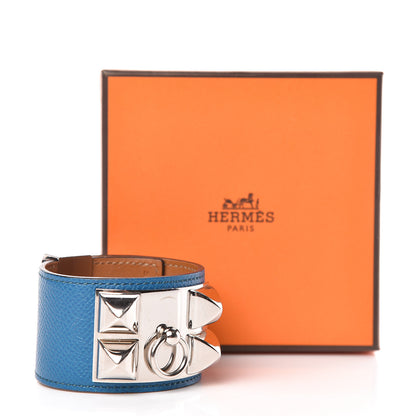 Hermes Epsom Collier de Chien CDC Bracelet S Bleu Izmir 5 of 5