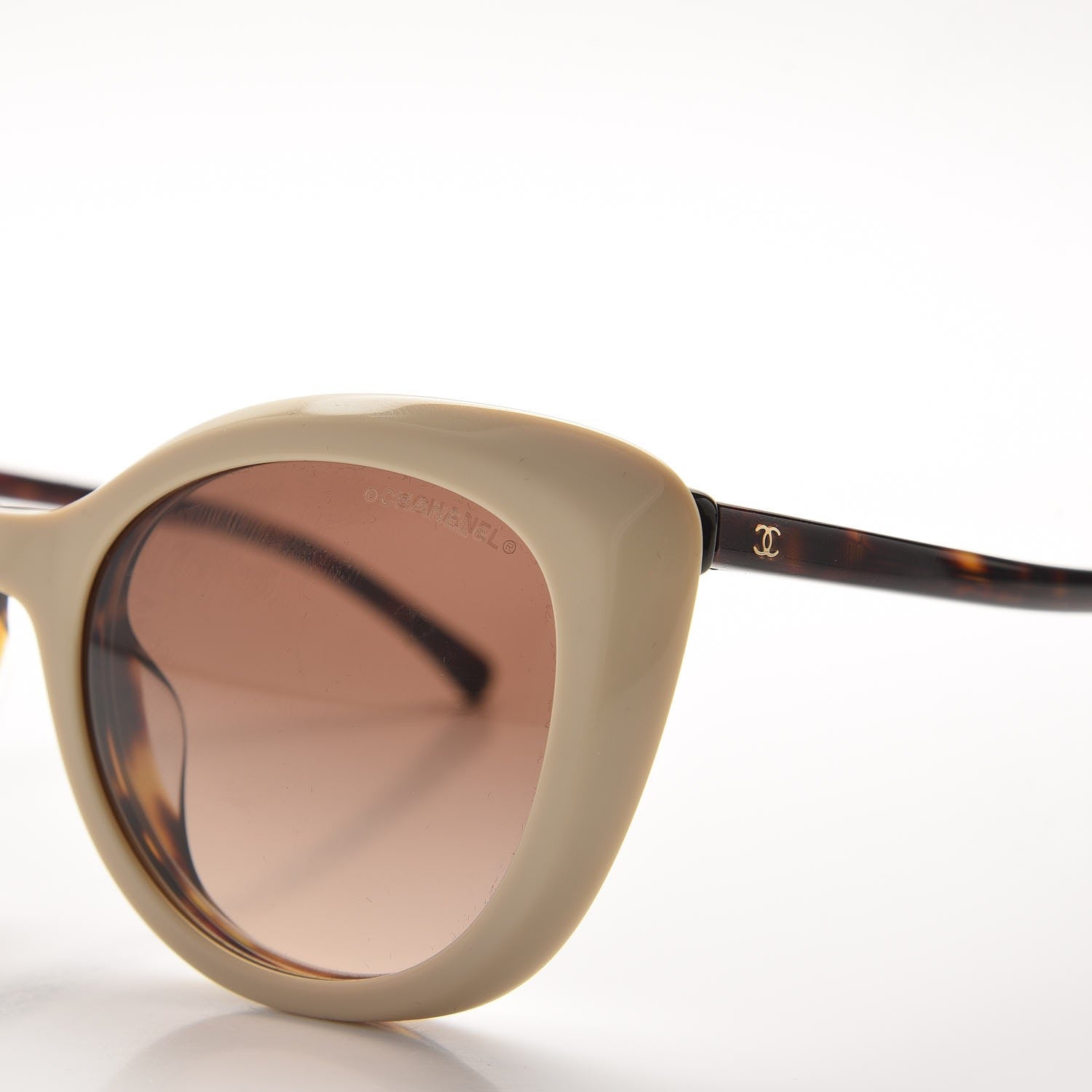 Chanel Clip On Sunglasses 5390 Dark Brown Beige 12 of 15
