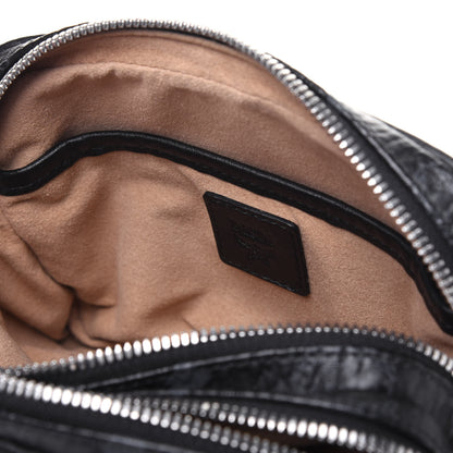 MCM Visetos Camera Crossbody Bag Black 9 of 16