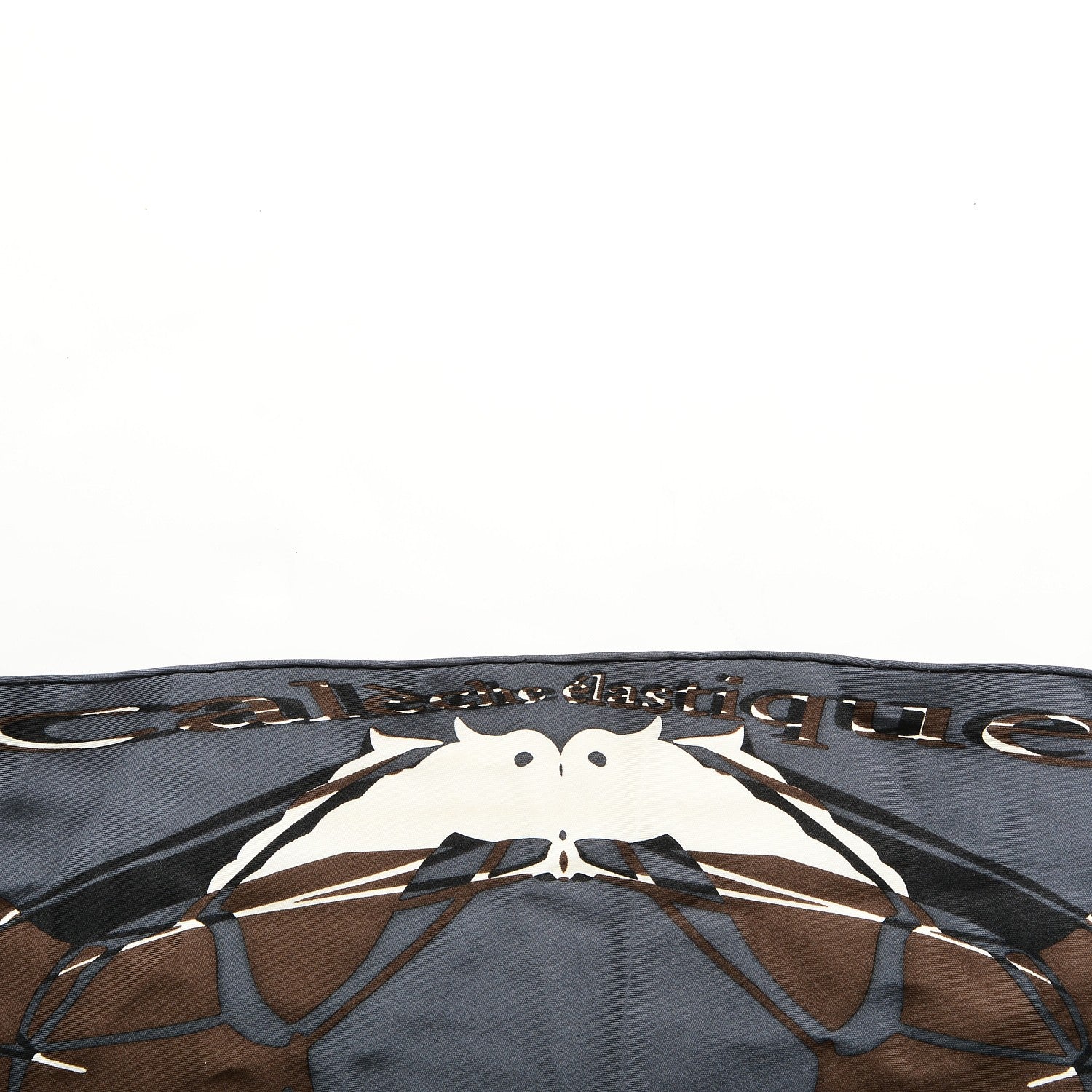 Hermes Silk Caleche Elastique Triangle Scarf 4 of 5