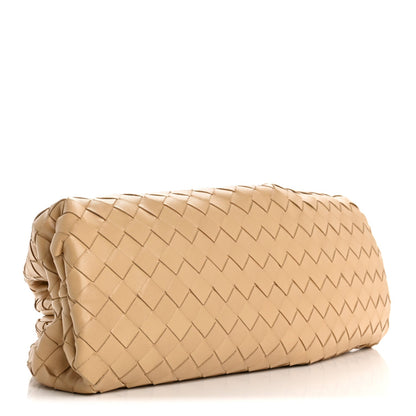 Bottega Veneta Nappa Maxi Intrecciato The Pouch Oversized Clutch Almond 4 of 11