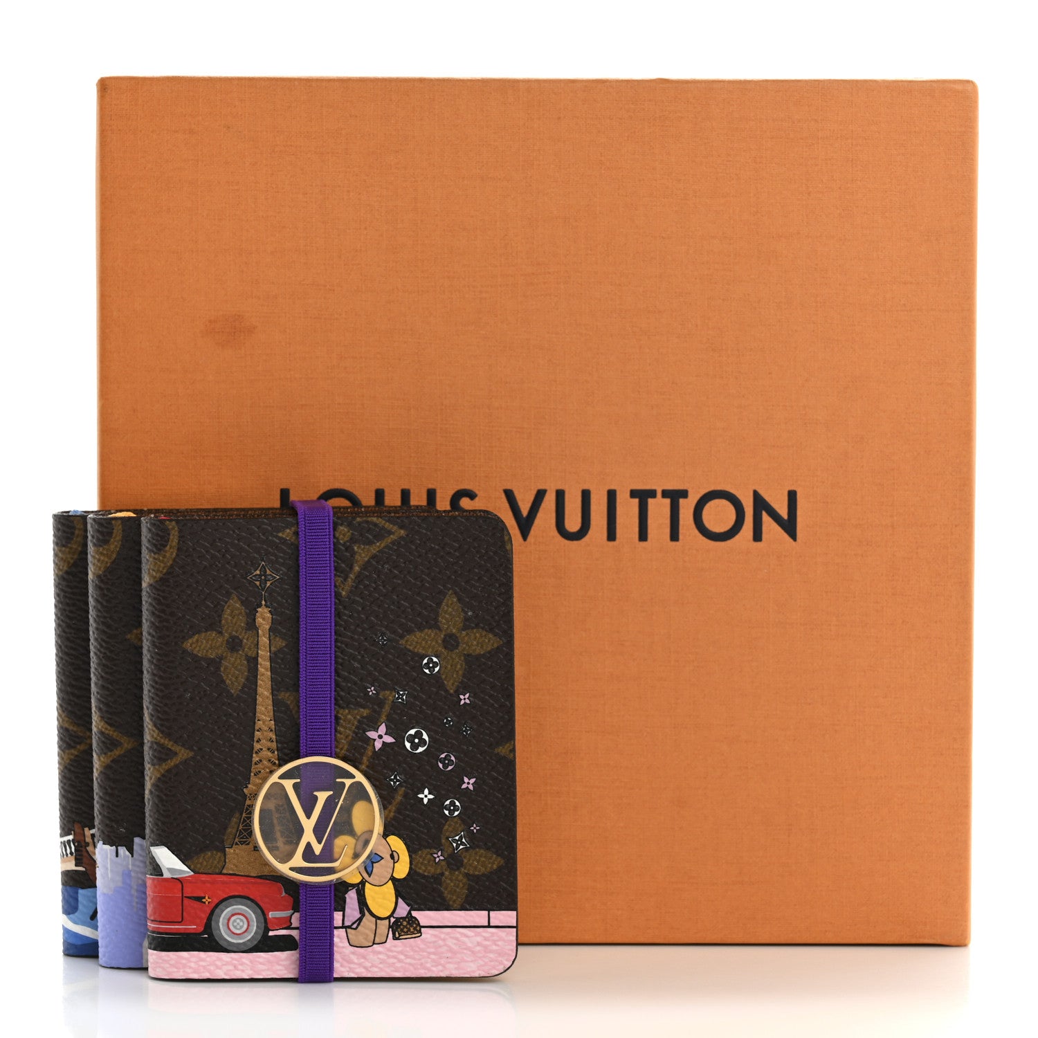 Louis Vuitton Monogram 2019 Christmas Animation Set of 3 Mini Jules Notebooks 8 of 8