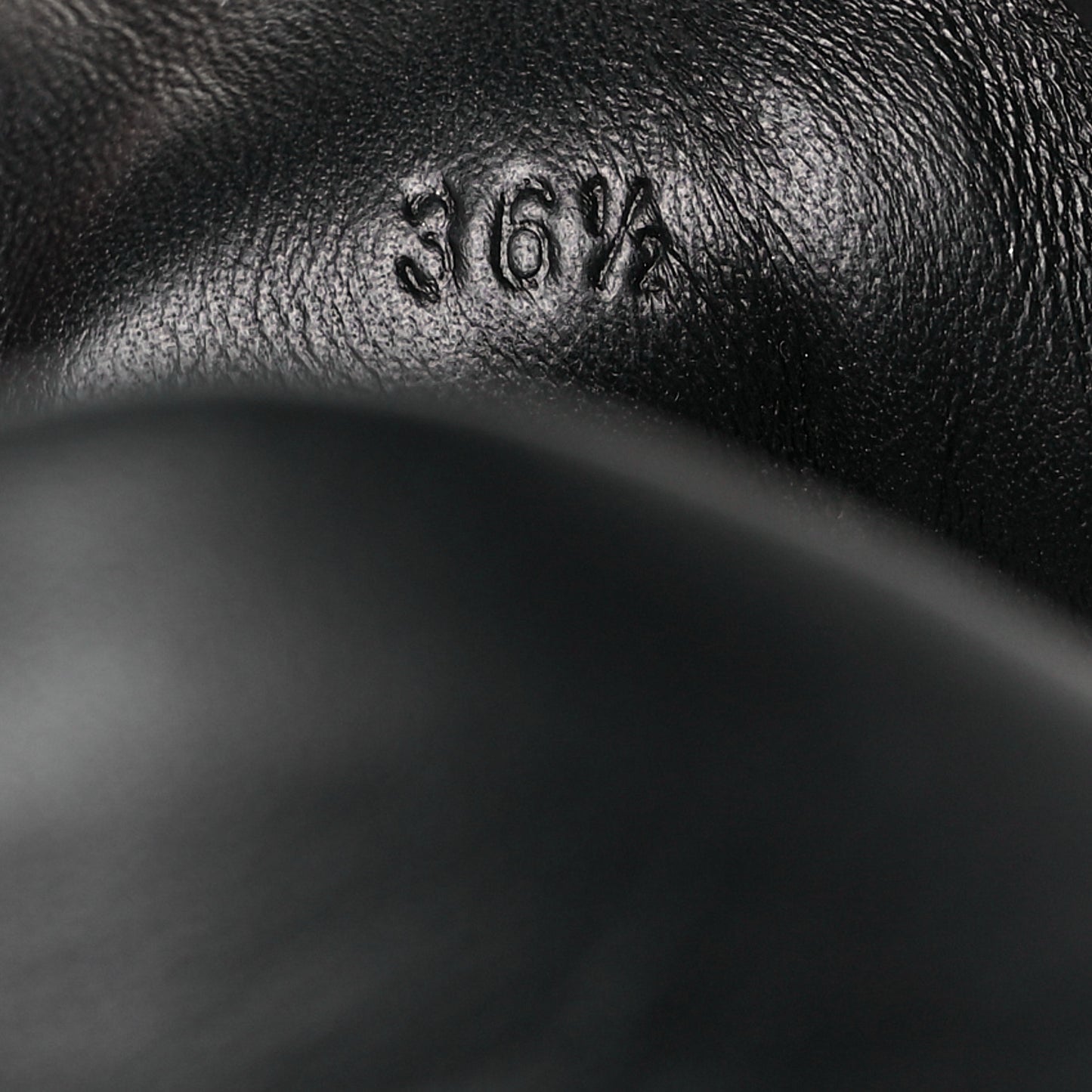 Calfskin Day Sneakers 36.5 Black