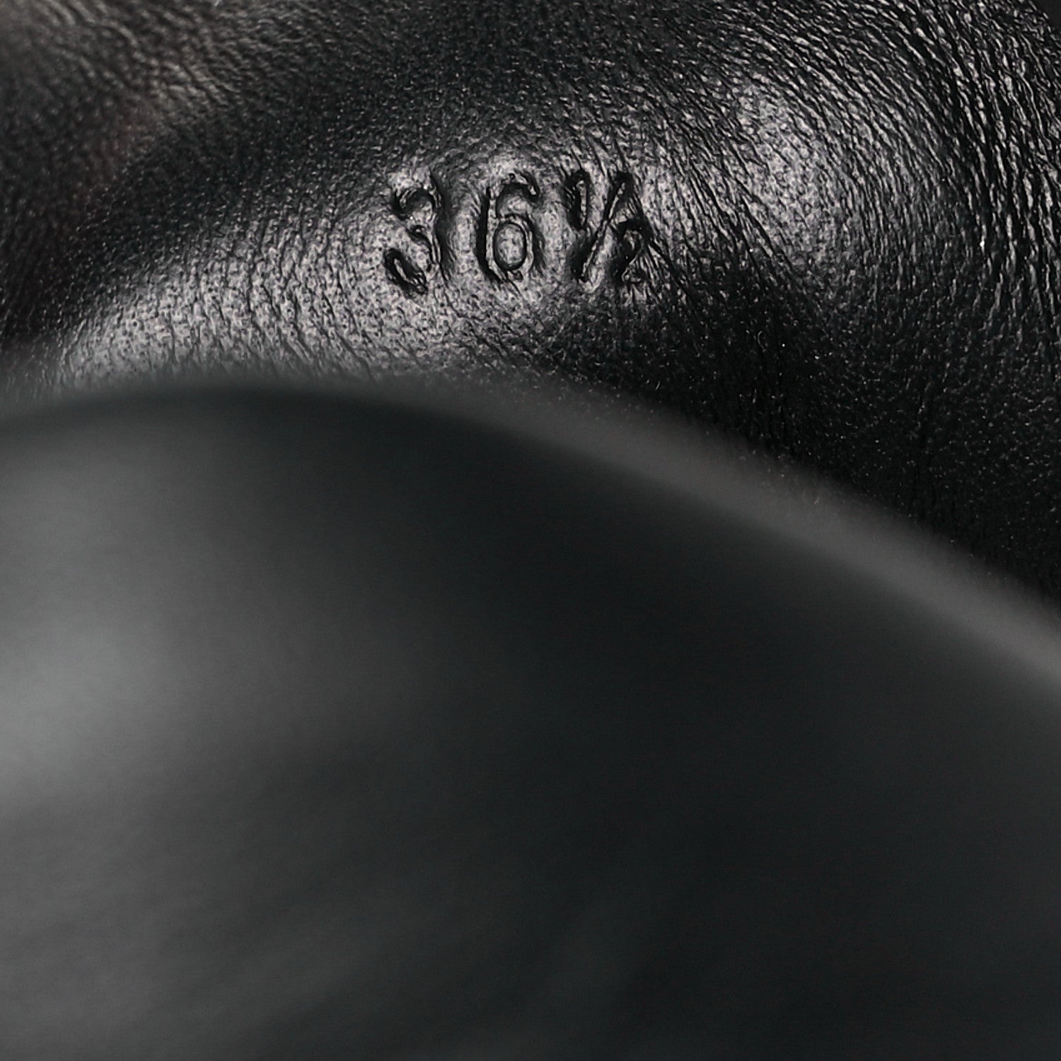 Hermes Calfskin Day Sneakers 36.5 Black 8 of 9