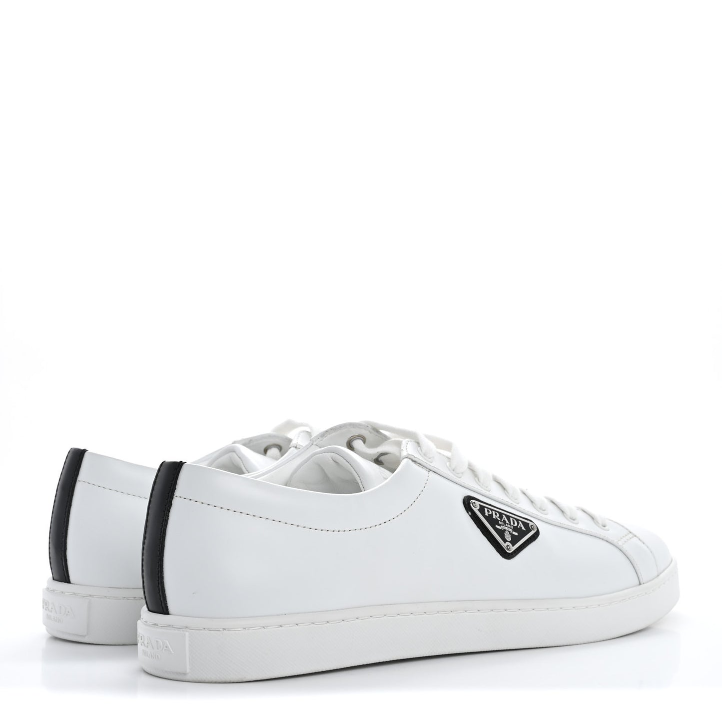 Spazzolato Rois Triangle Logo Mens Low Top  Sneakers 9.5 White Black