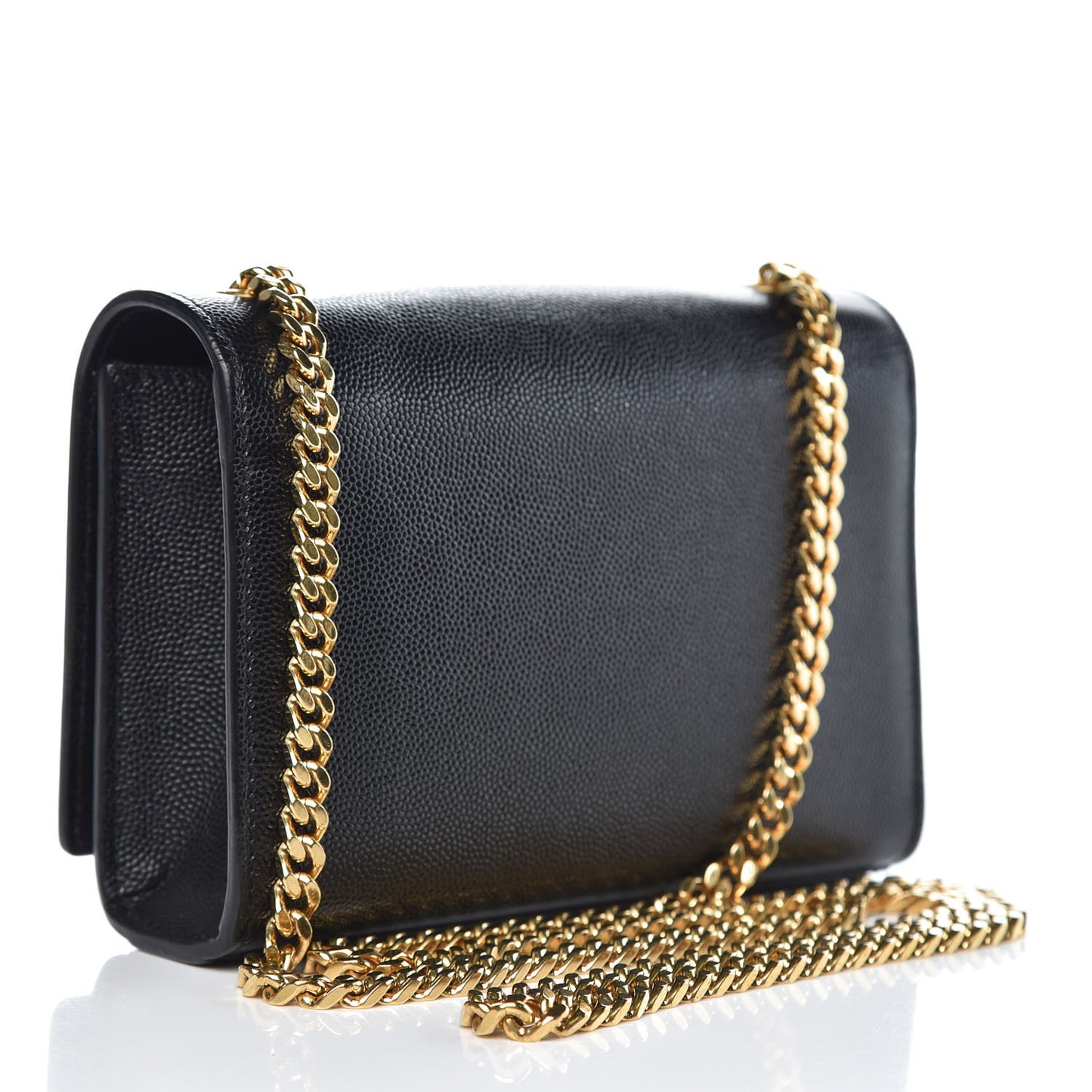 Grain De Poudre Small Monogram Kate Satchel Black