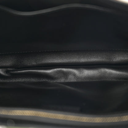 Gucci X BALENCIAGA Canvas Boarded Pluton Calfskin Flora Logo Print Small Jackie 1961 Hobo White Multicolor Black 5 of 11