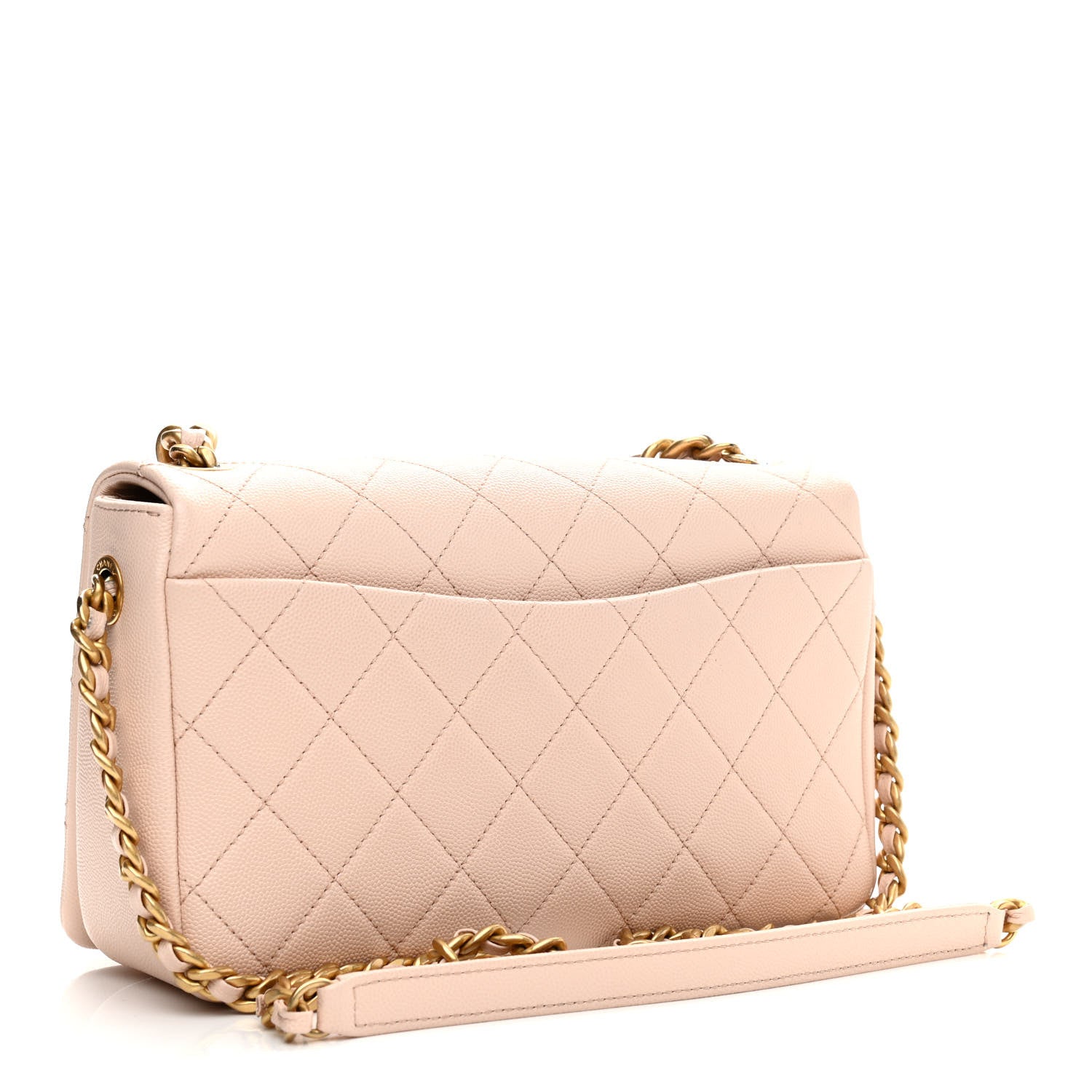 Chanel Caviar Quilted Medium Fashion Therapy Flap Beige 3 of 17