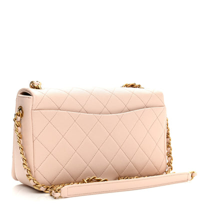 Chanel Caviar Quilted Medium Fashion Therapy Flap Beige 3 of 17